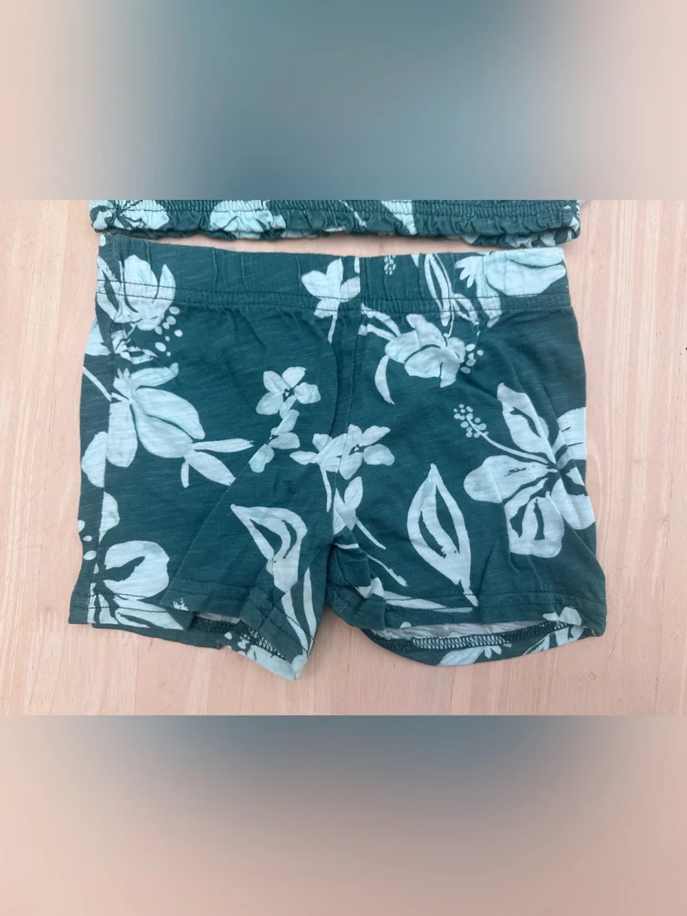 Carter’s Tropical Print 2-Piece Shirt & Shorts Set
